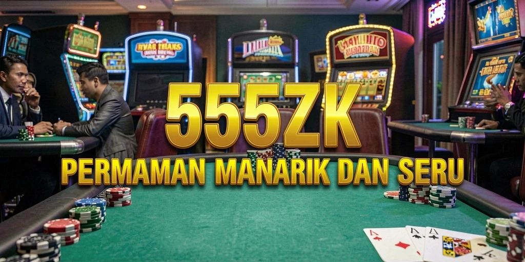 Tampilan gameplay seru di 555ZK dengan pengalaman kasino yang nyata.