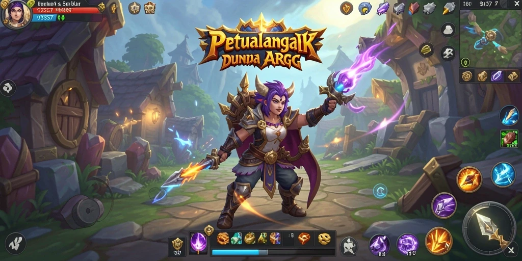 Screenshot utama 93337 menampilkan aksi mendebarkan dalam gameplay ARPG.