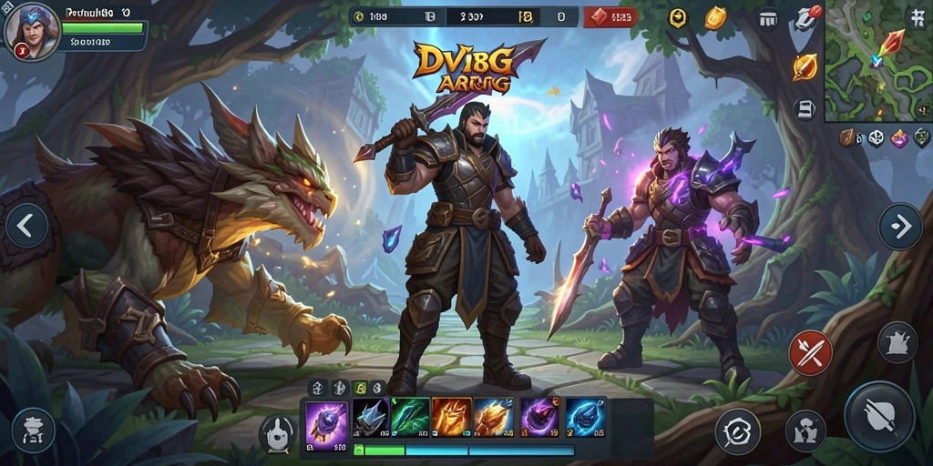 Tangkapan layar gameplay ARPG yang seru dan mendebarkan.