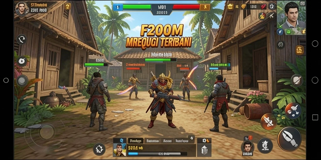 Tampilan gameplay F200M yang menarik dan adiktif.