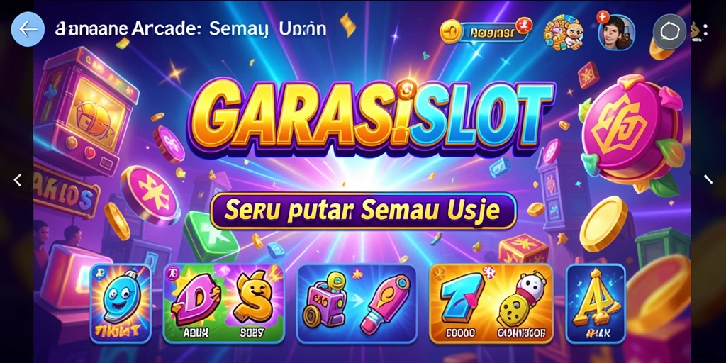 Tampilan gameplay menarik dari GARASISLOT yang penuh warna.