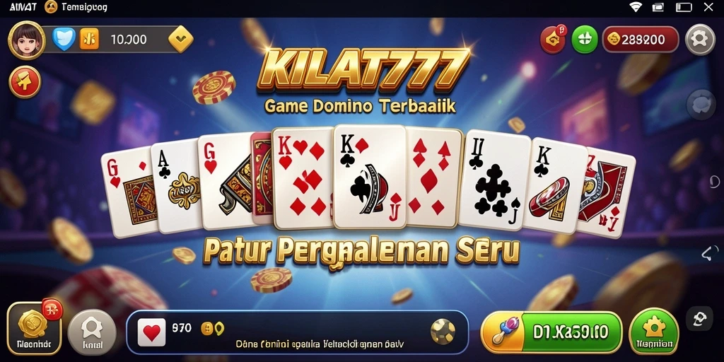 Gameplay KILAT777 yang seru dan mendebarkan dalam permainan Domino.