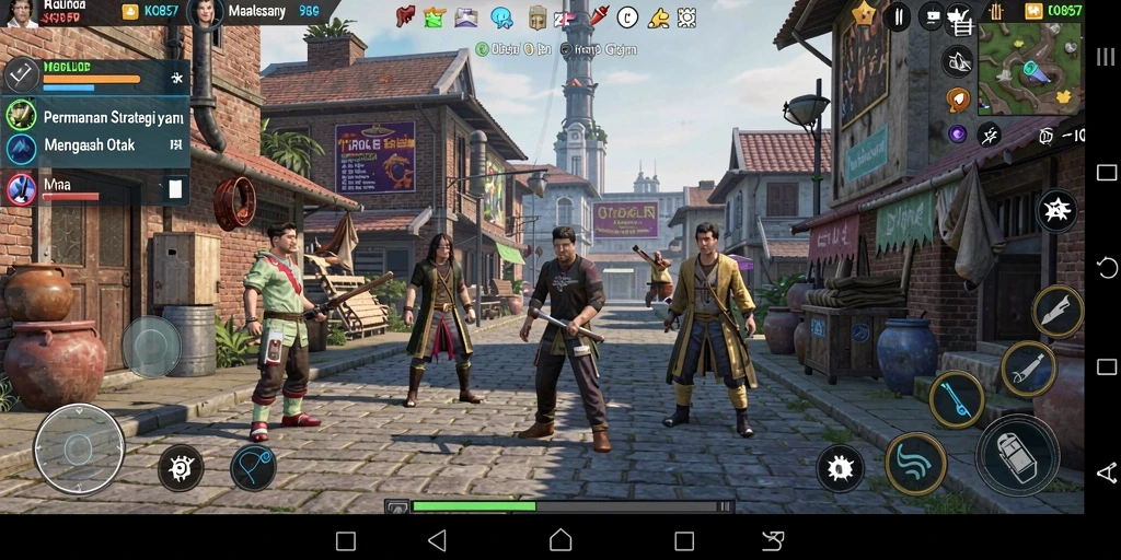 Tampilan gameplay KO857 yang menarik dan penuh aksi strategi.