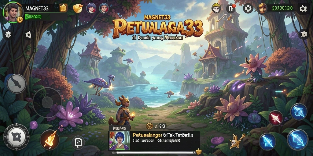 Tangkapan layar gameplay MAGNET33 yang menunjukan petualangan seru.