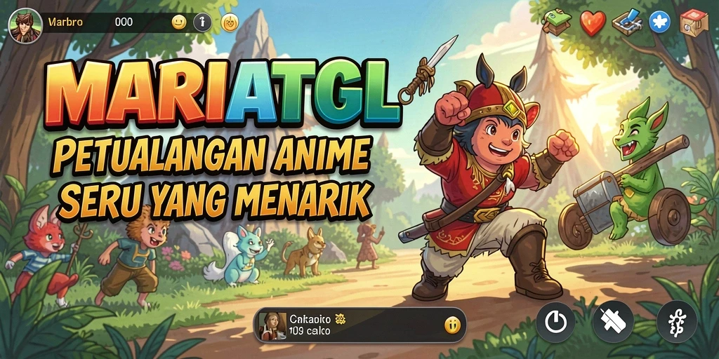 Tampilan gameplay mendebarkan dari MARIATOGL dengan karakter Anime yang menarik.