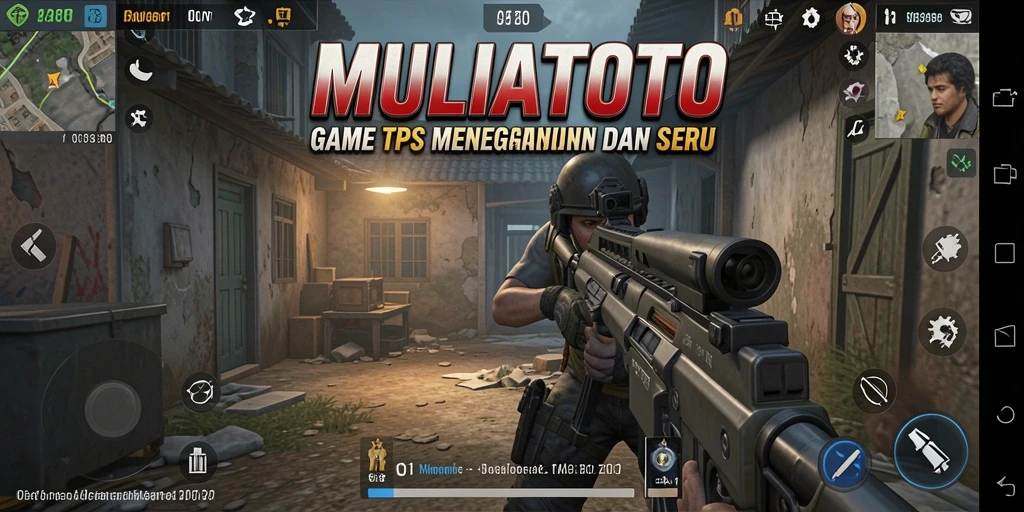 Tampilan utama gameplay MULIATOTO yang seru dan menegangkan.