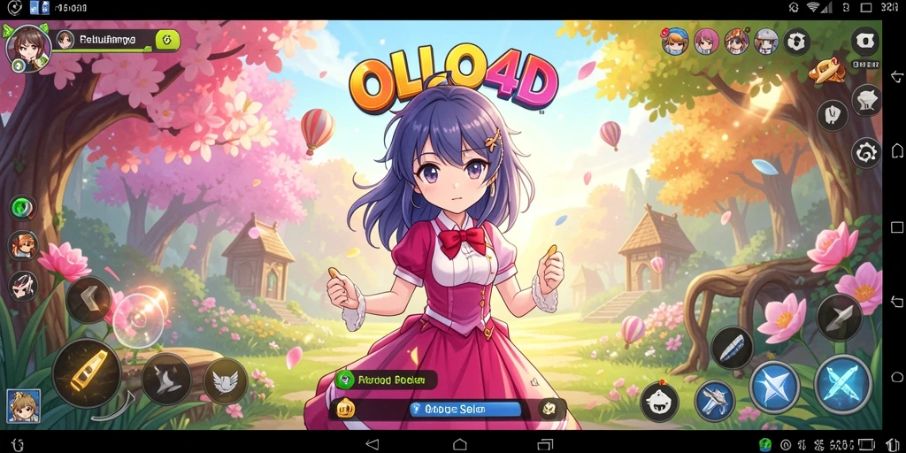 Screenshot utama OLLO4D menampilkan aksi seru dalam petualangan Anime.