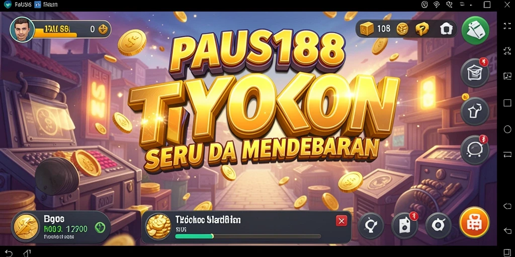 Gameplay Tycoon PAUS188 yang mendebarkan dan interaktif.