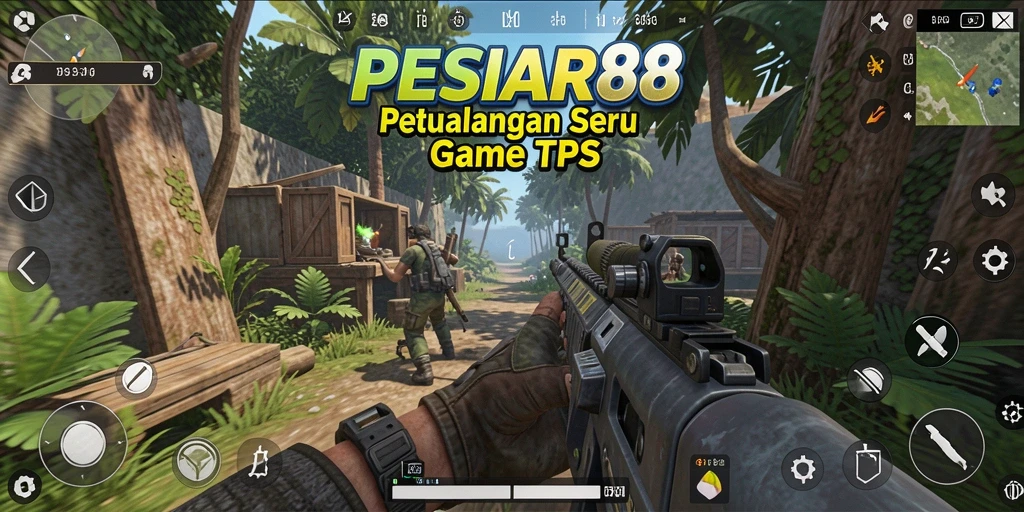 Tangkapan layar dari aksi mendebarkan di PESIAR88.