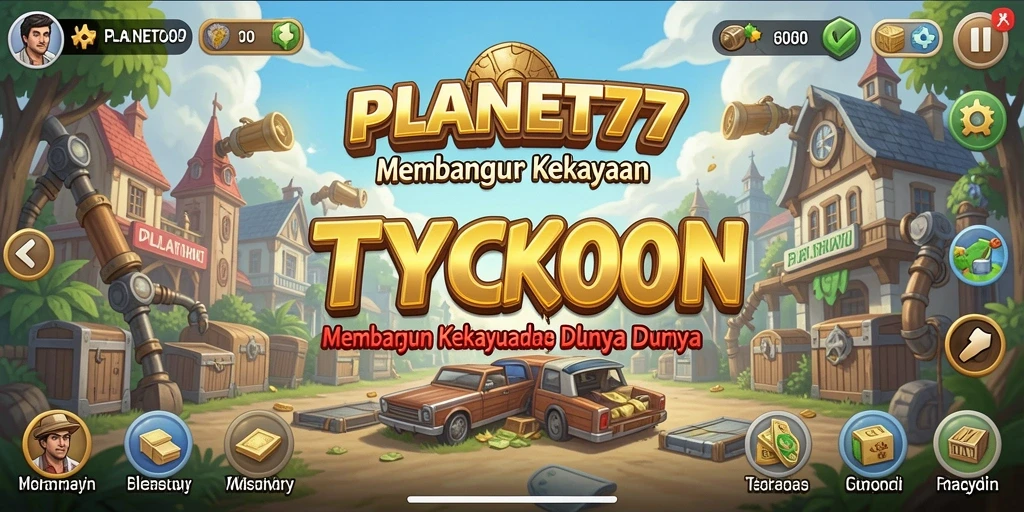 Tampilan gameplay PLANET77 yang menarik dan penuh tantangan.