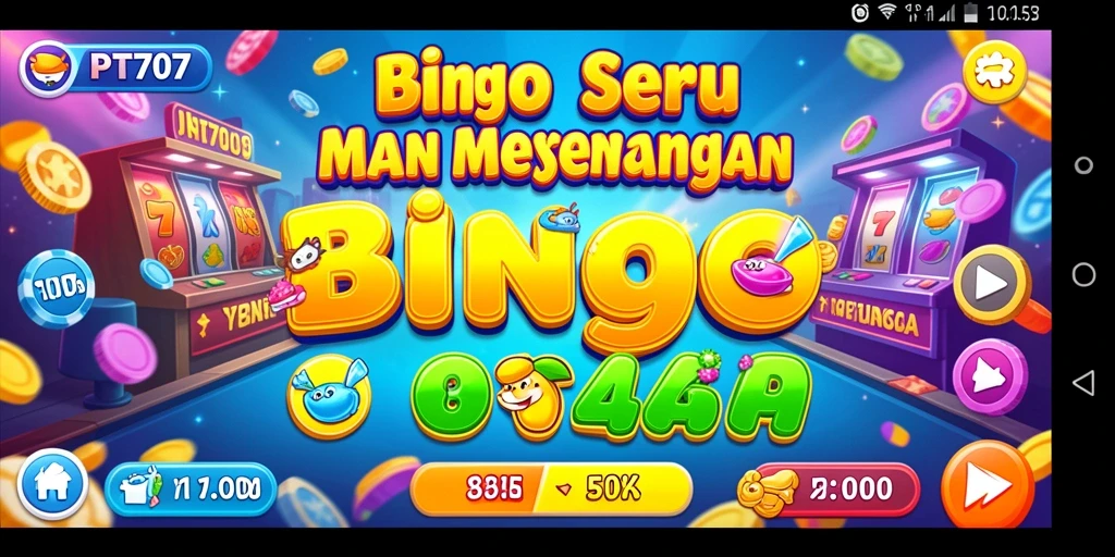 Tampilan gameplay PT707 yang seru dan dinamis saat bermain bingo.