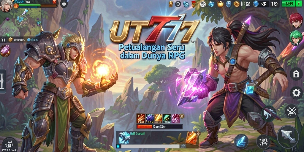 Tangkap momen epik dalam gameplay RPG UT77.