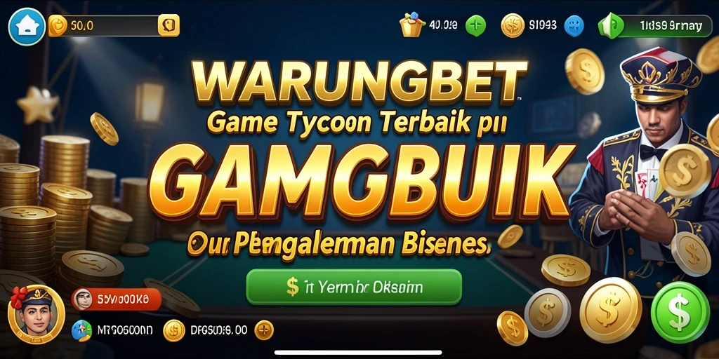 Screenshot gameplay WARUNGBET menunjukkan pengalaman Tycoon yang seru.