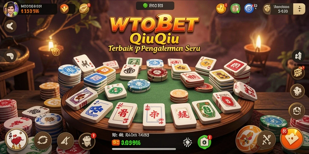 Tangkapan layar utama dari gameplay seru WTOBET QiuQiu.